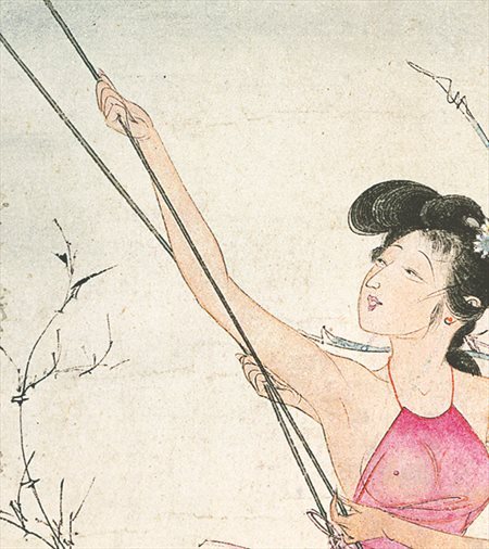 文峰-胡也佛的仕女画和最知名的金瓶梅秘戏图